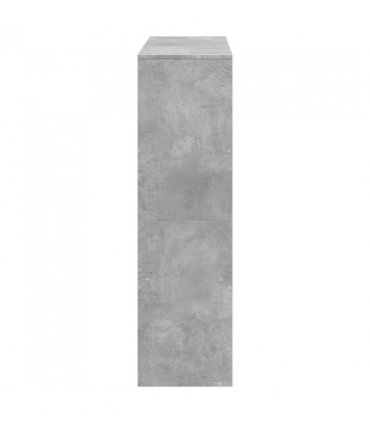 vidaXL Book Cabinet/Room Divider Concrete Grey 100x33x115 cm