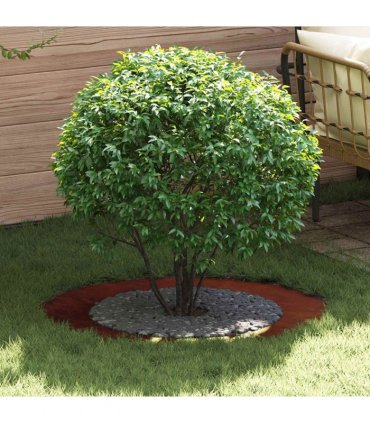 vidaXL suitable for Flat Tree Rings 5 pcs Brown Ø60 / 90 cm