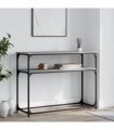 vidaXL Console Table Grey Sonoma 100x35.5x75 cm Engineered Wood