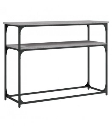 vidaXL Console Table Grey Sonoma 100x35.5x75 cm Engineered Wood