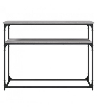 vidaXL Console Table Grey Sonoma 100x35.5x75 cm Engineered Wood
