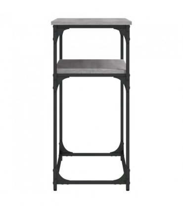 vidaXL Console Table Grey Sonoma 100x35.5x75 cm Engineered Wood