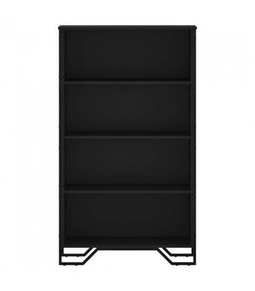 vidaXL Bookcase Black 80x31x137.5 cm Engineered Wood