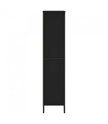vidaXL Bookcase Black 80x31x137.5 cm Engineered Wood