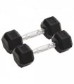 vidaXL Dumbbells 2 pcs 8 kg Total Cast Iron