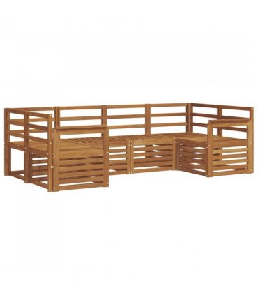 vidaXL Sectional Sofa Set 6 pcs Natural