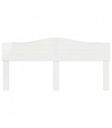 vidaXL Headboard Gloss White Engineered wood