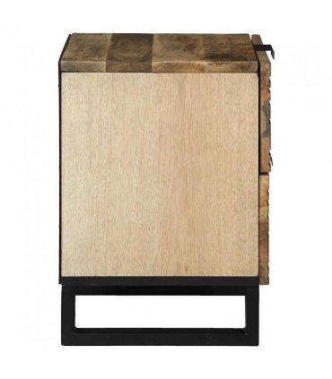 vidaXL Bedside Cabinet 2 pcs Natural 40 x 33 x 46 cm Engineered Wood