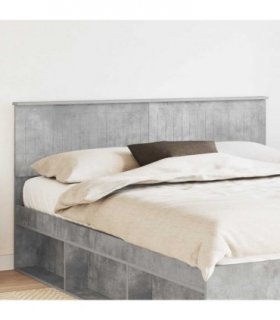 vidaXL Headboard Concrete Grey Engineered wood