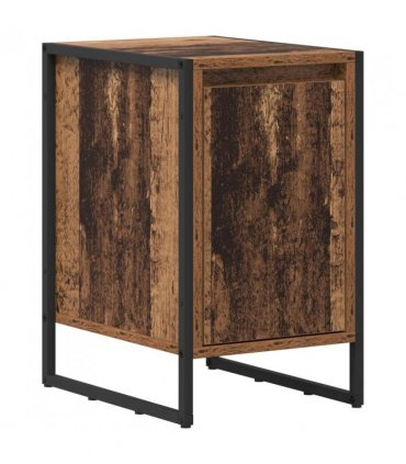 vidaXL Bedside Table 2 pcs Old Wood 39.5 x 30 x 50 cm Engineered Wood