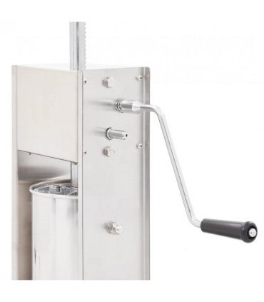 vidaXL Manual Sausage Stuffer Silver 5 L Stainless Steel