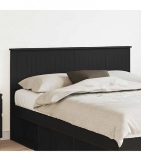 vidaXL Headboard Black Oak Engineered wood