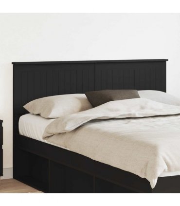 vidaXL Headboard Black Oak Engineered wood