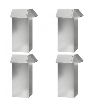 vidaXL Snail Fences 12 pcs Silver Galvanised Steel