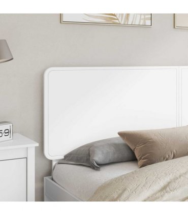 vidaXL Headboard White Engineered wood