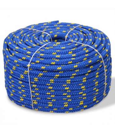 vidaXL Marine Rope Polypropylene 6 mm 100 m Blue