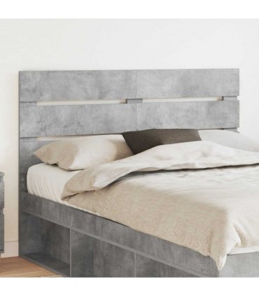 vidaXL Headboard Concrete Grey Engineered Wood