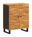 vidaXL Storage Sideboard Brown 60 x 33 x 75 cm Solid Mango Wood