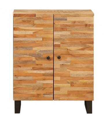 vidaXL Storage Sideboard Brown 60 x 33 x 75 cm Solid Mango Wood