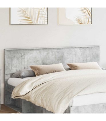 vidaXL Headboard Concrete Grey Engineered wood