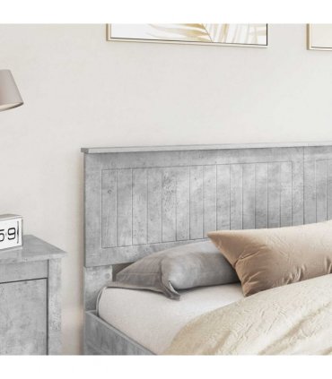 vidaXL Headboard Concrete Grey Engineered wood