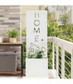 vidaXL Garden Privacy Screen White 50 x 150 cm Cold-rolled steel