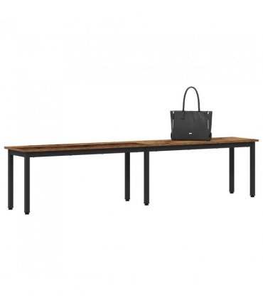 vidaXL Bench Old Wood 200 x 35 x 45 cm Engineered Wood