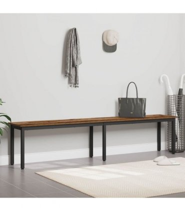 vidaXL Bench Old Wood 200 x 35 x 45 cm Engineered Wood