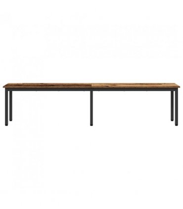 vidaXL Bench Old Wood 200 x 35 x 45 cm Engineered Wood