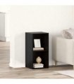 vidaXL TV Cabinet Set Black 72 x 35 x 37 cm Engineered Wood
