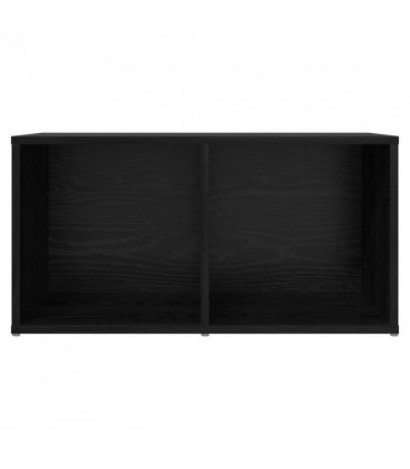 vidaXL TV Cabinet Set Black 72 x 35 x 37 cm Engineered Wood