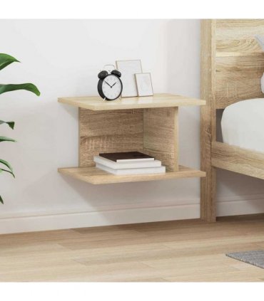 vidaXL Bedside Table Sonoma Oak 40 x 30 x 25 cm Engineered Wood