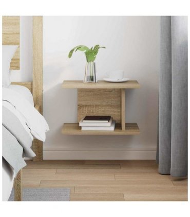 vidaXL Bedside Table Sonoma Oak 40 x 30 x 25 cm Engineered Wood