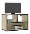 vidaXL TV Cabinet Sonoma Oak 60x31x39.5 cm Engineered Wood and Metal