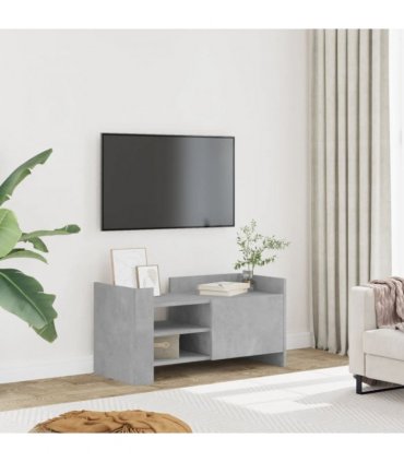 vidaXL TV Cabinet Concrete Grey 80x35x40 cm Engineered Wood