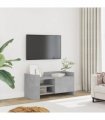 vidaXL TV Cabinet Concrete Grey 80x35x40 cm Engineered Wood