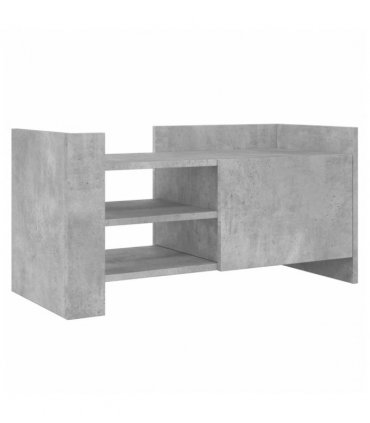 vidaXL TV Cabinet Concrete Grey 80x35x40 cm Engineered Wood