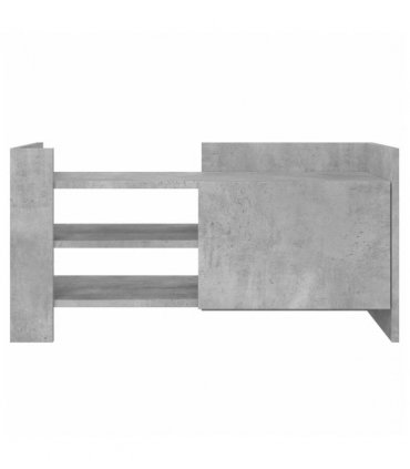 vidaXL TV Cabinet Concrete Grey 80x35x40 cm Engineered Wood
