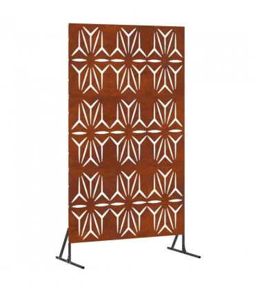 vidaXL Privacy Screen 100 x 50 x 180 cm Weathering Steel Rusty