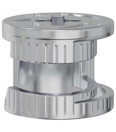 vidaXL Cam Lock Nuts 4000 pcs Silver Metal