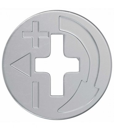 vidaXL Cam Lock Nuts 4000 pcs Silver Metal