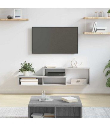 vidaXL Wall TV Stand 120 x 25 x 28.5 cm Engineered Wood