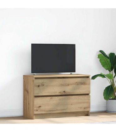 vidaXL TV Cabinet Artisan Oak 80x35x54 cm Engineered Wood