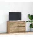vidaXL TV Cabinet Artisan Oak 80x35x54 cm Engineered Wood