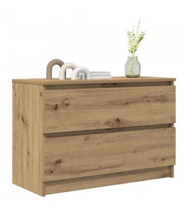vidaXL TV Cabinet Artisan Oak 80x35x54 cm Engineered Wood