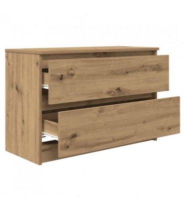 vidaXL TV Cabinet Artisan Oak 80x35x54 cm Engineered Wood