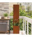 vidaXL Garden Privacy Screen Rusty 32 x 150 cm Weathering steel