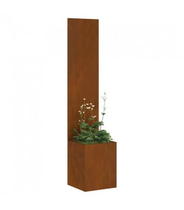 vidaXL Garden Privacy Screen Rusty 32 x 150 cm Weathering steel