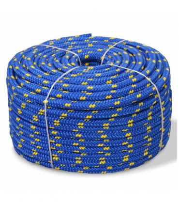 vidaXL Marine Rope Polypropylene 10 mm 50 m Blue