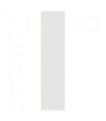 vidaXL Bookcase White 89x24x101.5 cm Engineered Wood
